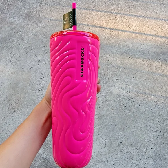 Starbucks Pink Venti Cup - Picture 1 of 3